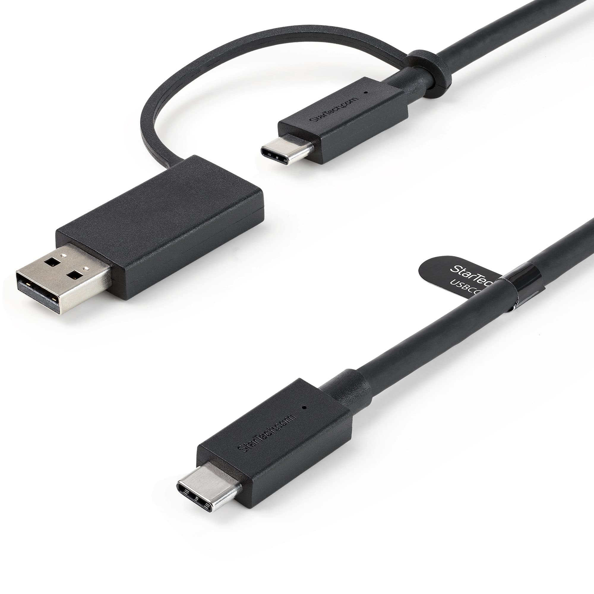 StarTech.com StarTech.com 1m Hybrid USB-C Cable w/ USB-A Adapter 5179806