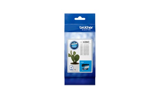 BROTHER BROTHER LC436C 1.5K YIELD INK TANK 5266595