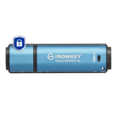 KINGSTON KINGSTON 128GB IRONKEY VAULT PRIVACY 50 AES-256 5557746