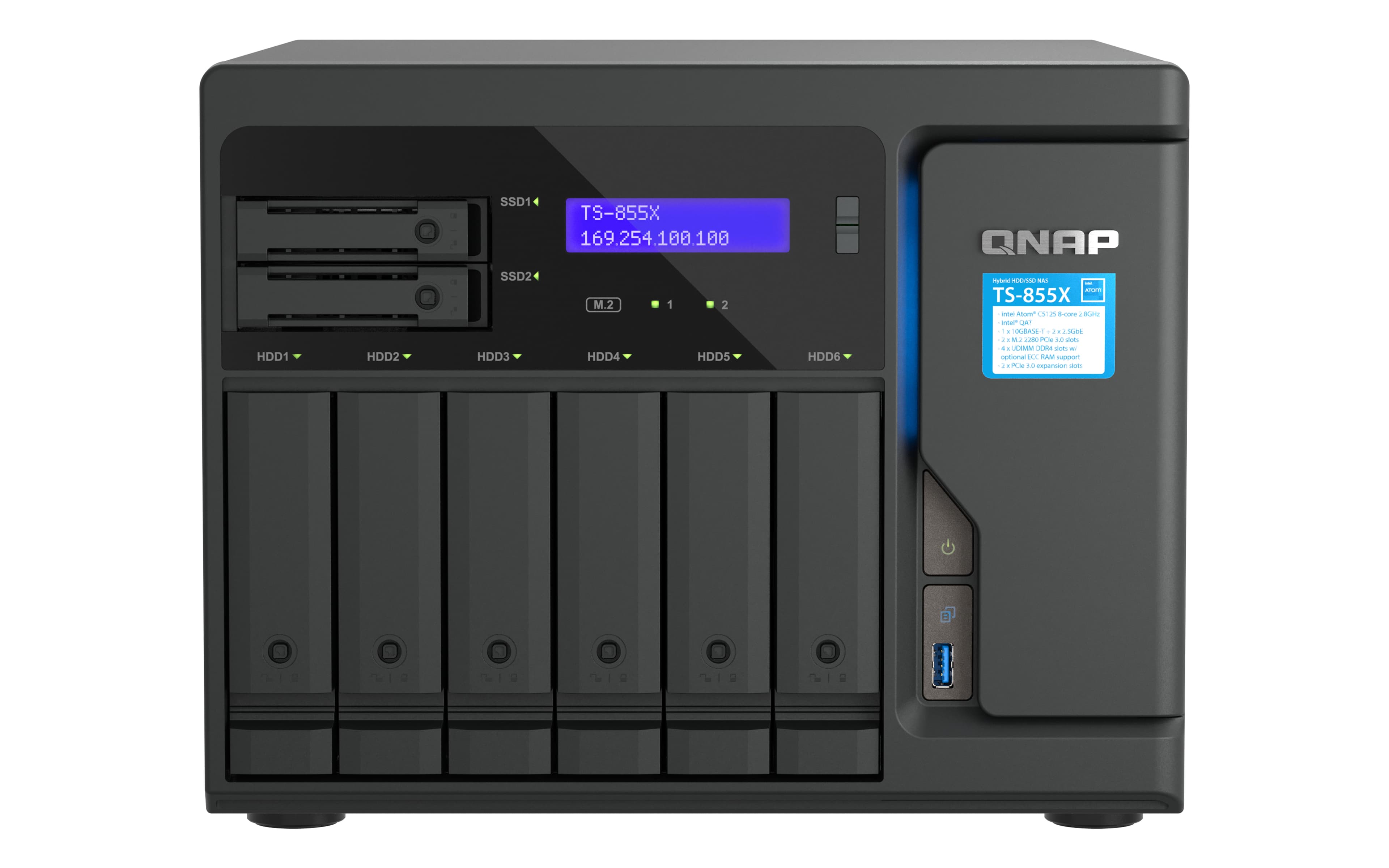QNAP QNAP TS-855X 8-Bay NAS Enclosure 5883566
