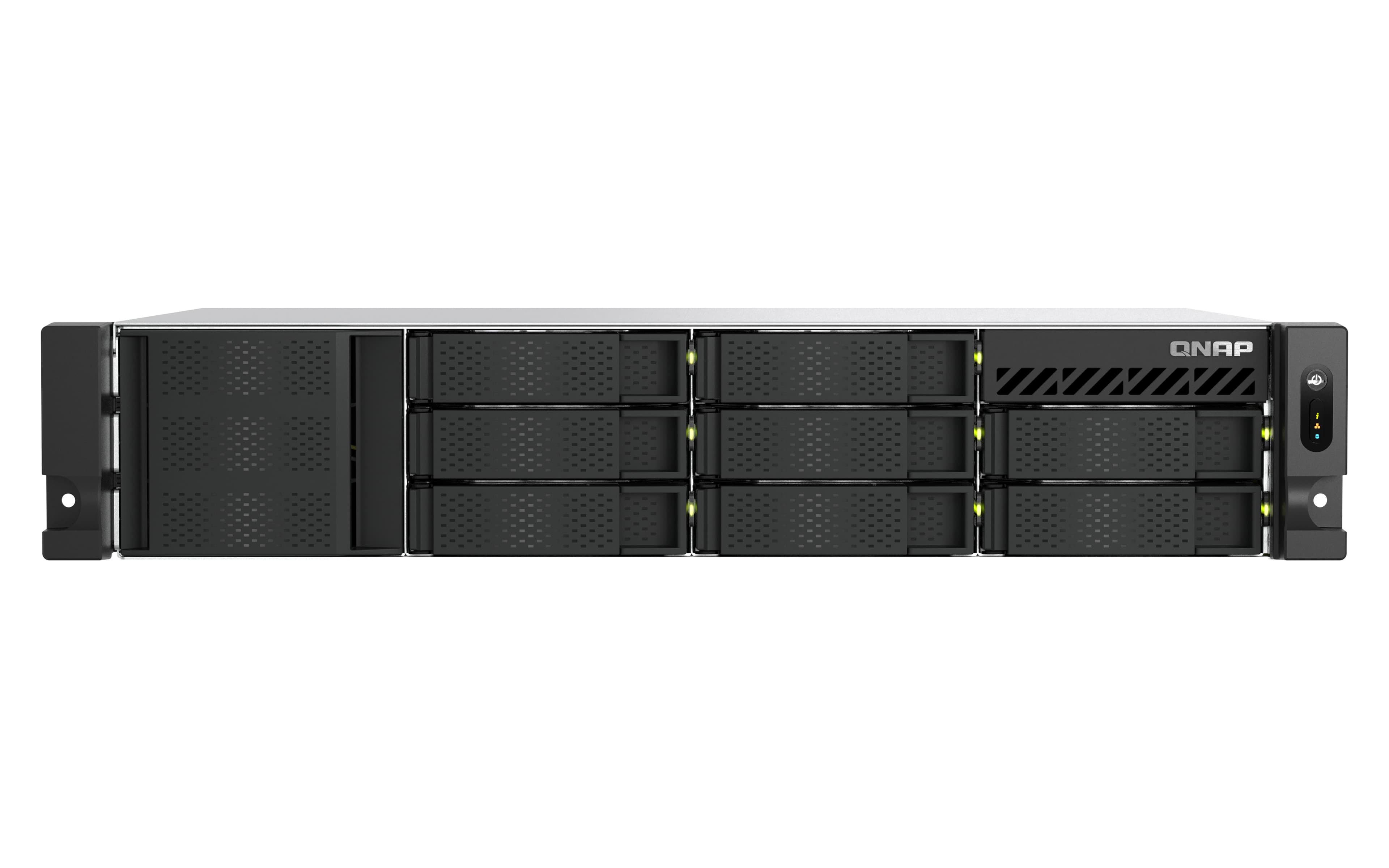 QNAP Qnap 8Bay/8GB Intel shortdepth RM NAS 6159751