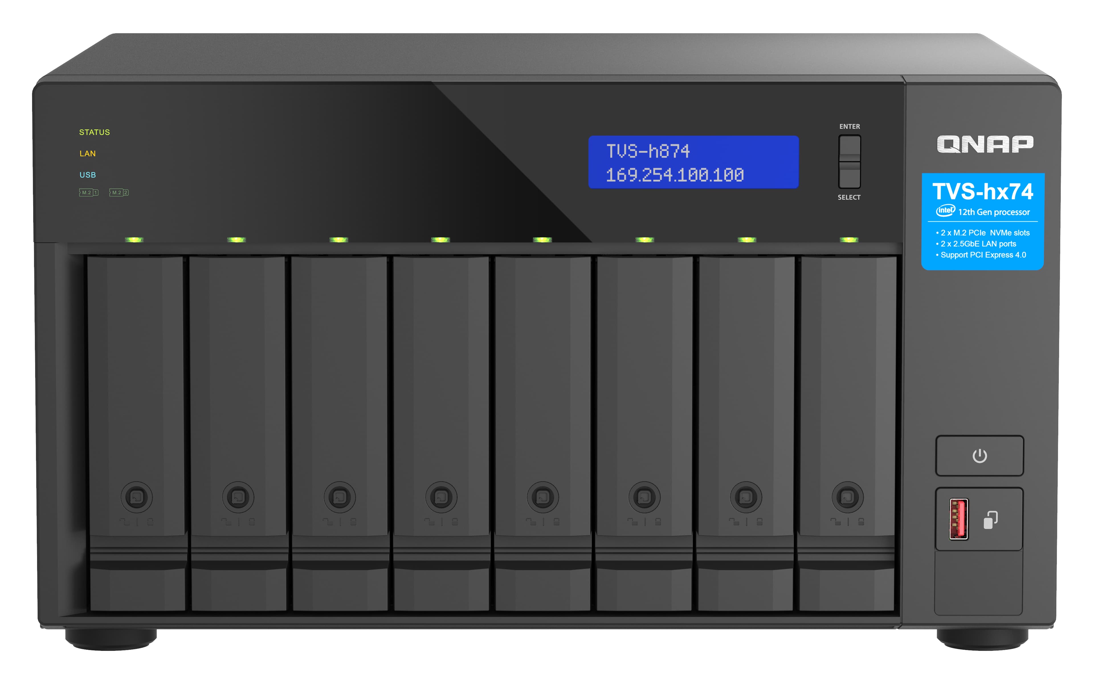 QNAP QNAP 8-bay QuTS hero i7/32GB NAS 6179622