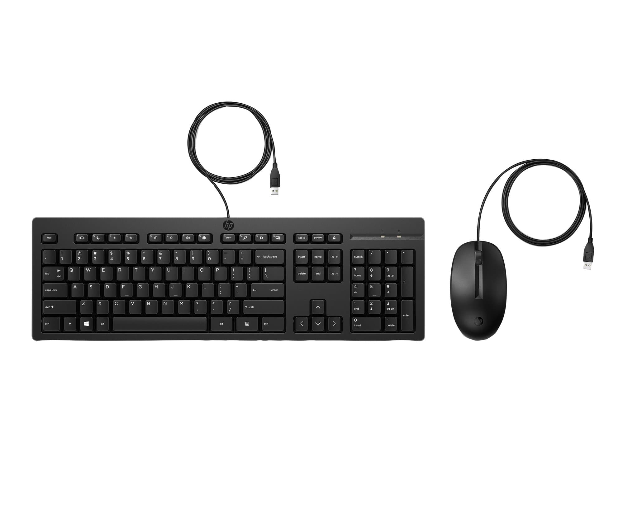 HP HP 225 Wired Mouse and KB G2 6470147
