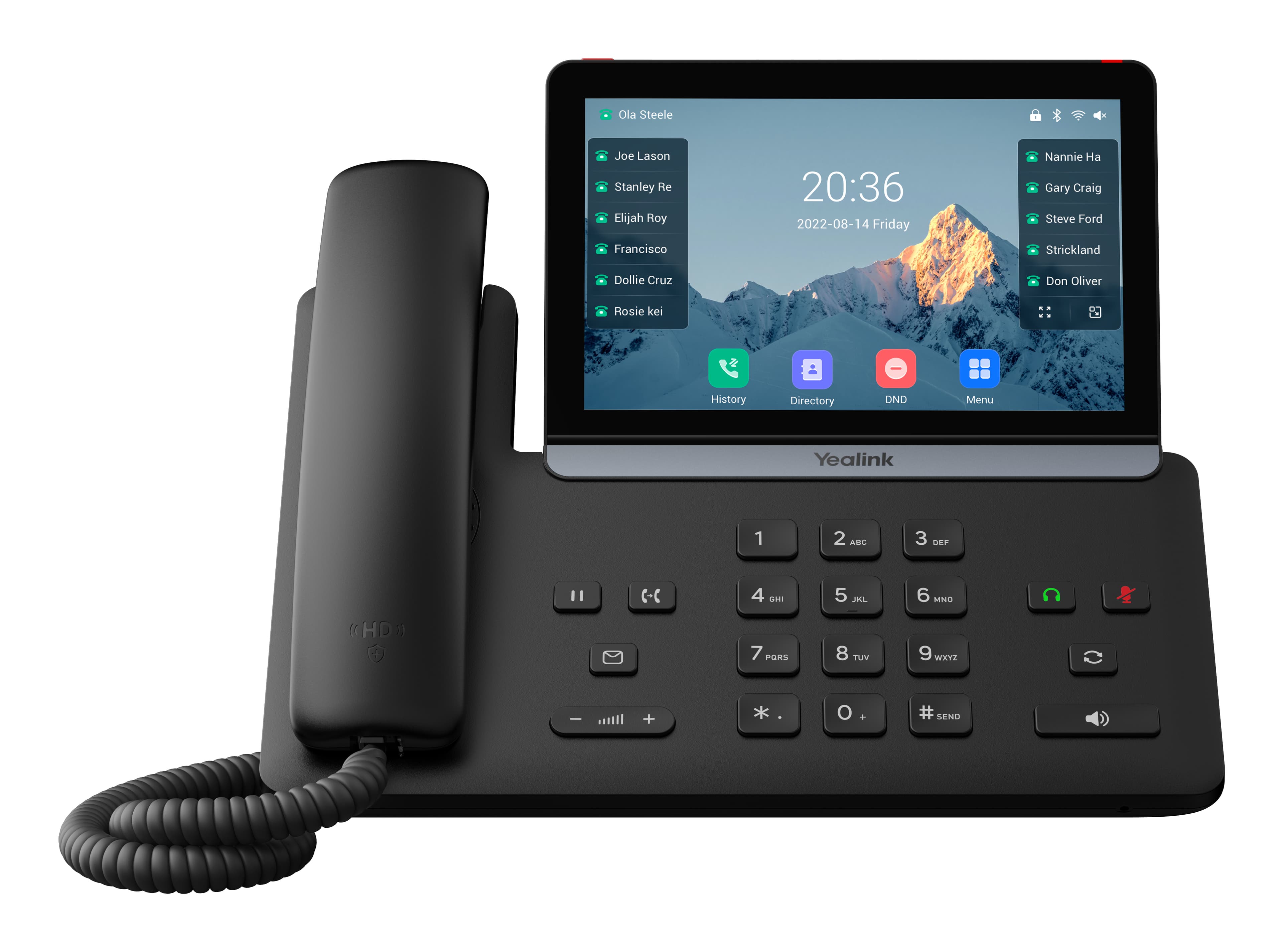 YEALINK YEALINK T87W SIP Phone w/o PSU. 1 YR Warranty 6633434