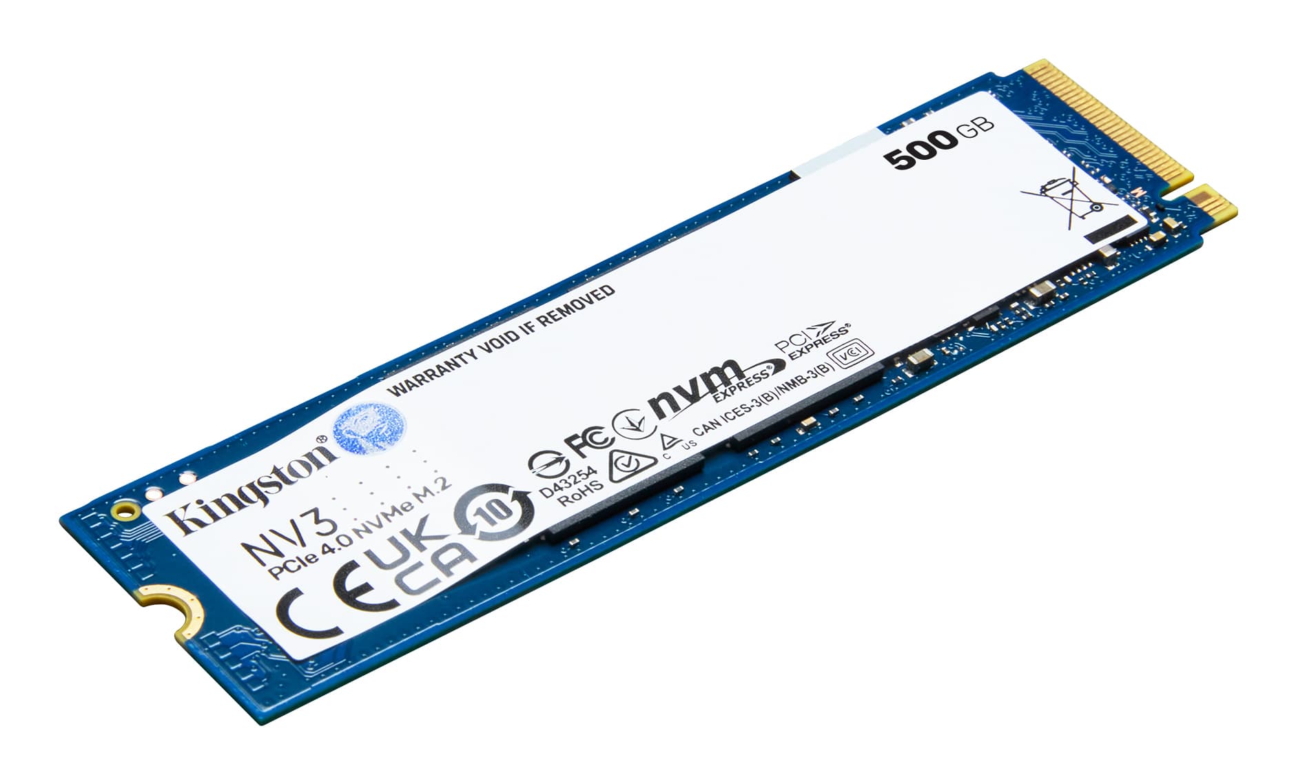 KINGSTON KINGSTON 500G NV3 M.2 2280 PCIE 4.0 NVME SSD 6710376