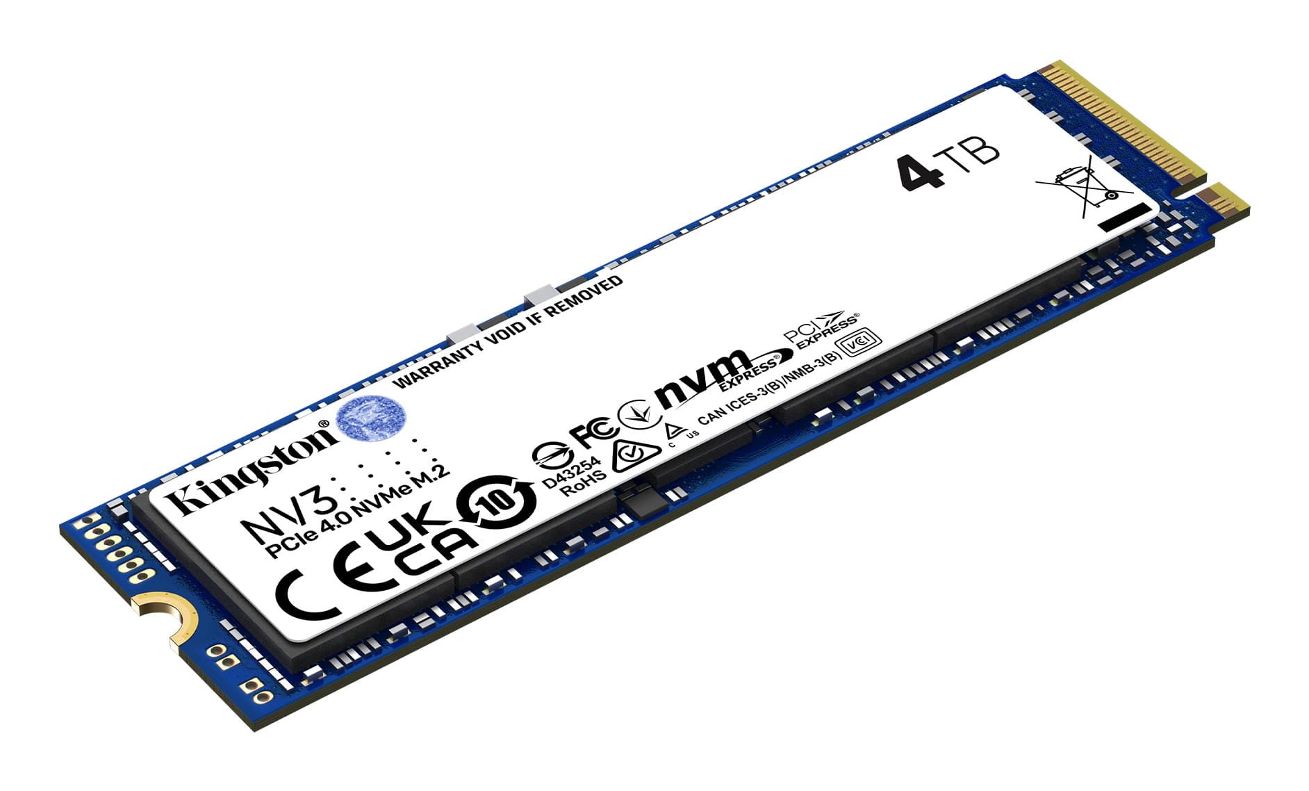KINGSTON KINGSTON 4000G NV3 M.2 2280 PCIE SSD 6753357