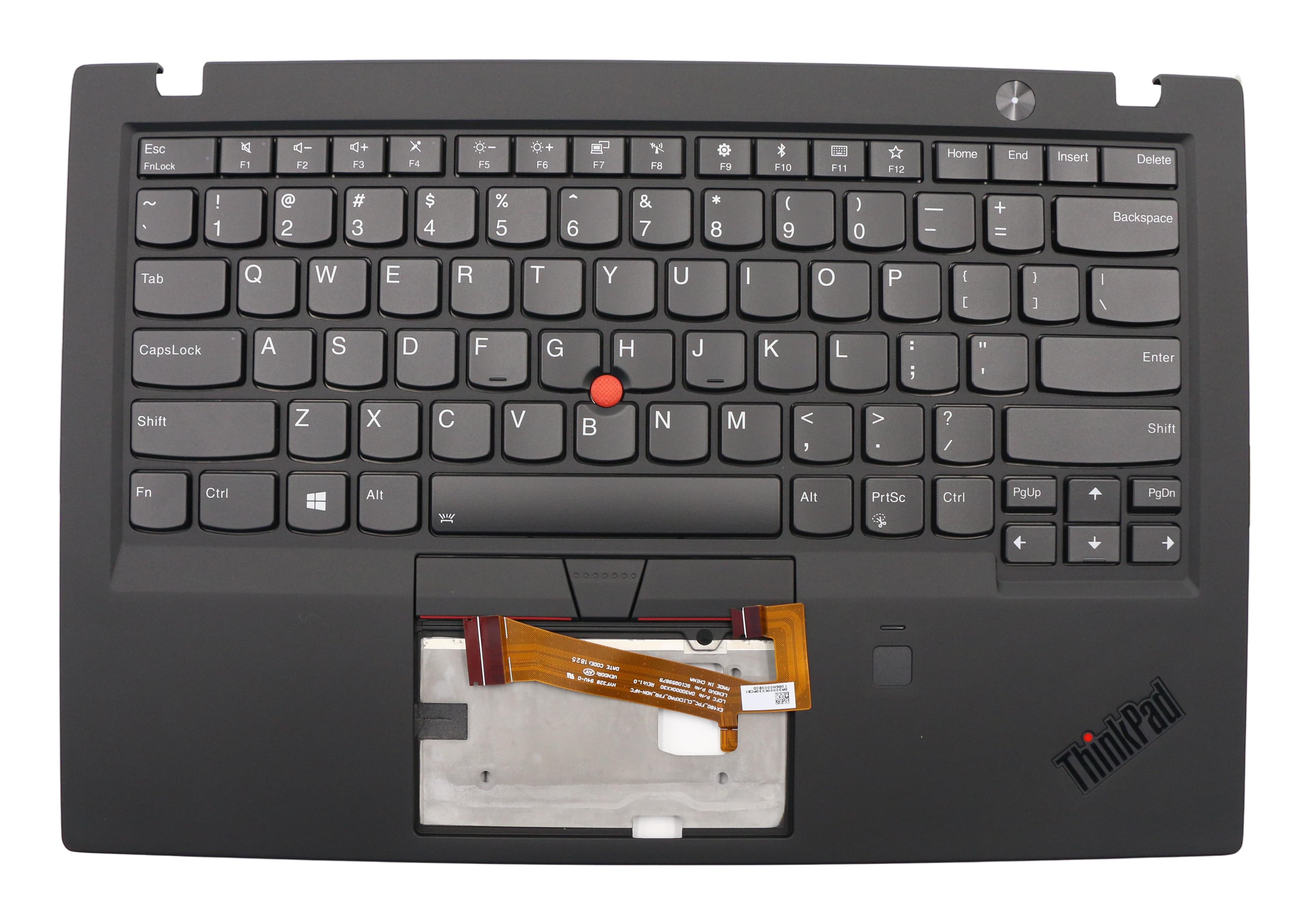Lenovo Yoda-2 (20KG/20KH) FRU_GRP_KBD_Bzl_US,FPR,BK,SUN 01YR573