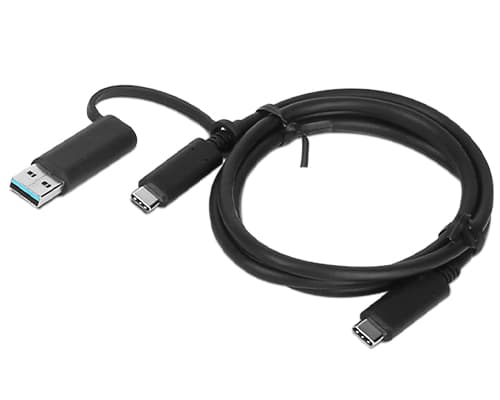 Lenovo FRU ThinkPad USB-C cable with USB-A dongle 03X7470
