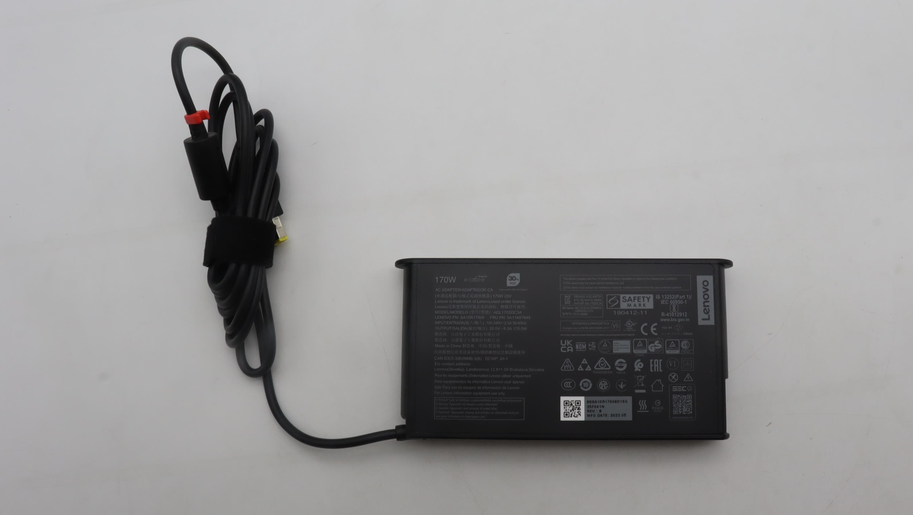 Lenovo AC_ADAPTER Slim,170W,20V,3P,WW,DEL 5A11K67849