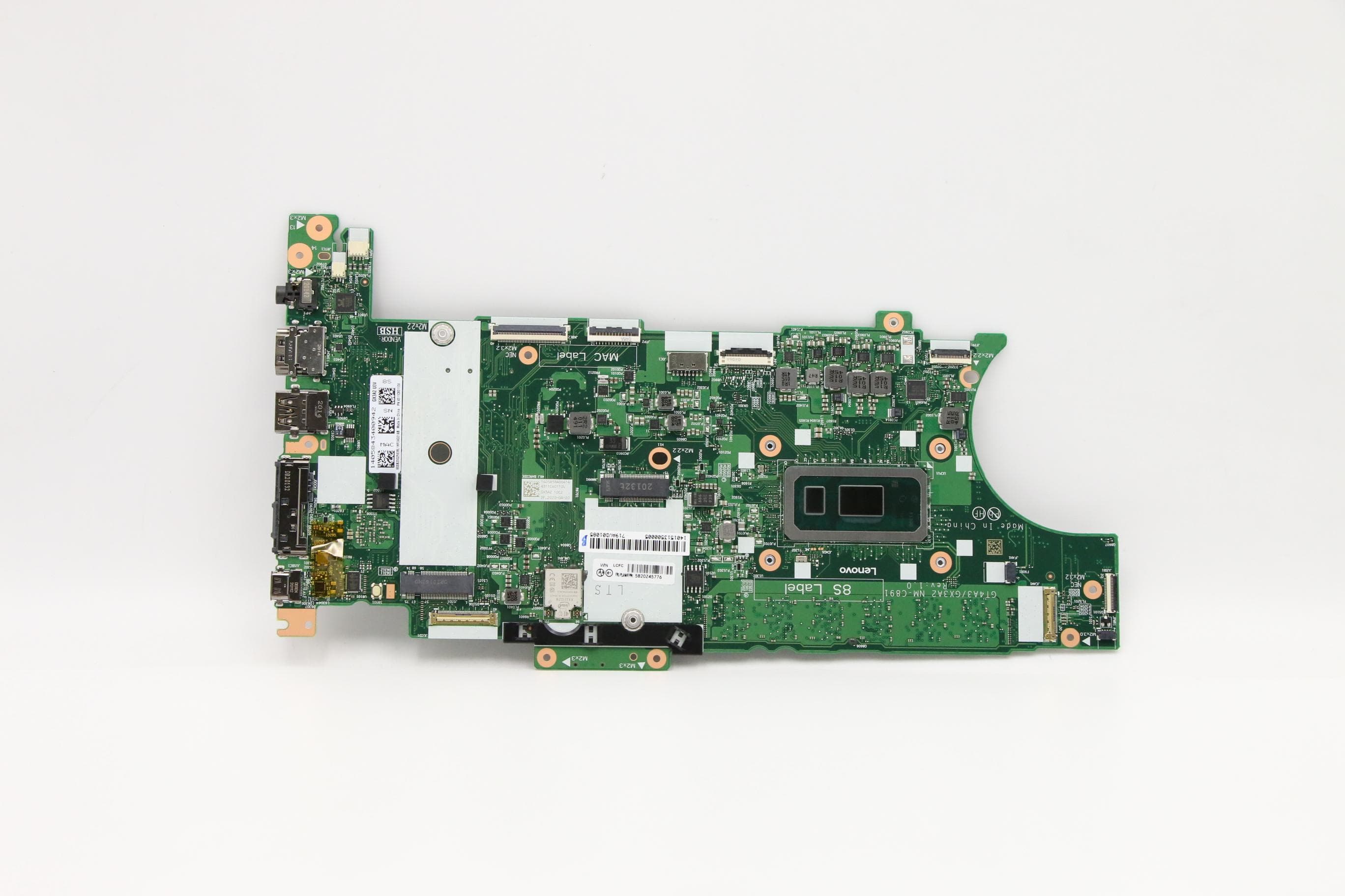 Lenovo Sideswipe-2 INTEL FRU BDPLANAR FRU LBL Intel Core i5-10210U, 16GB, Intel AX201 Non-vPro, WIN, N-AMT, Y-TPM, dTPM2.0 w/ L3, N-ABS 5B20Z45790