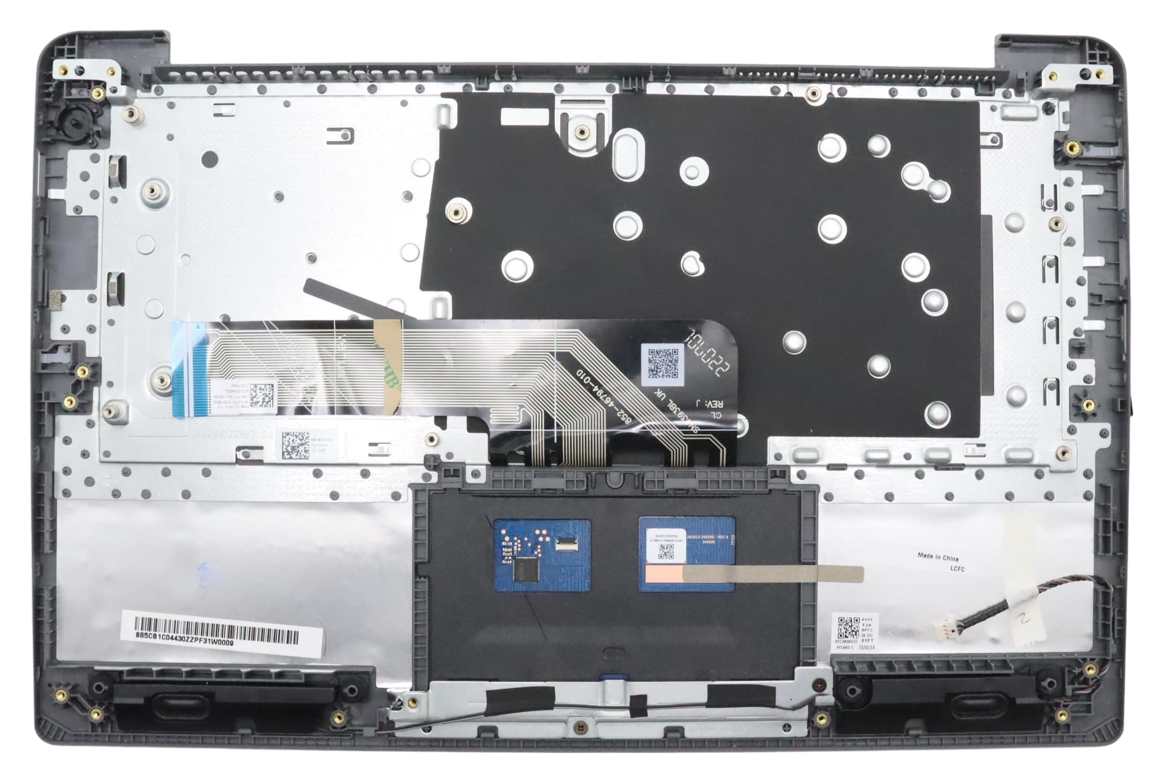 Lenovo Upper Case ASM_ENG L82H7 AG FP BLD 5CB1B97796