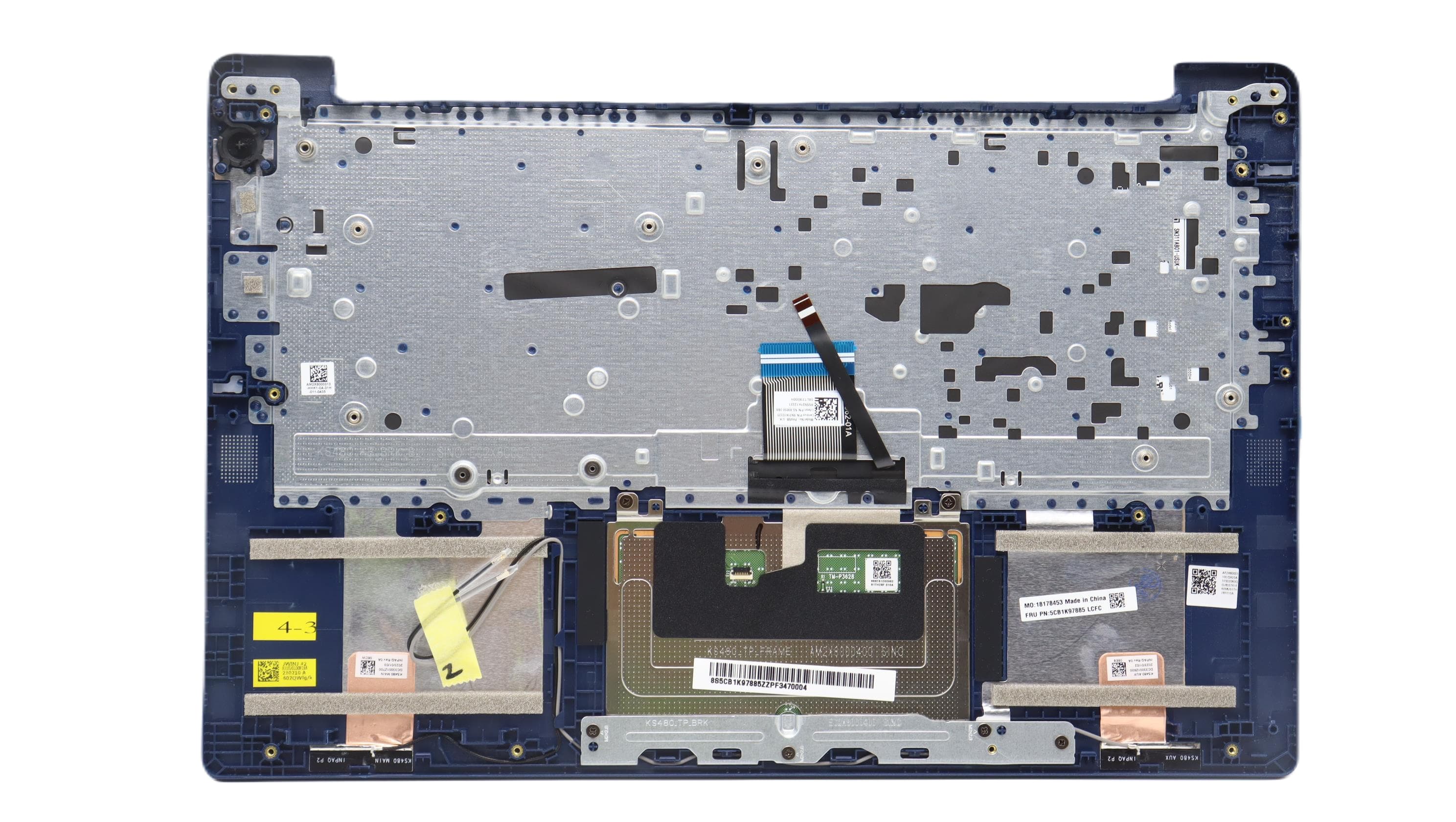 Lenovo COVER Upper Case ASM_ENG L82XN NFP AB BL 5CB1L30183