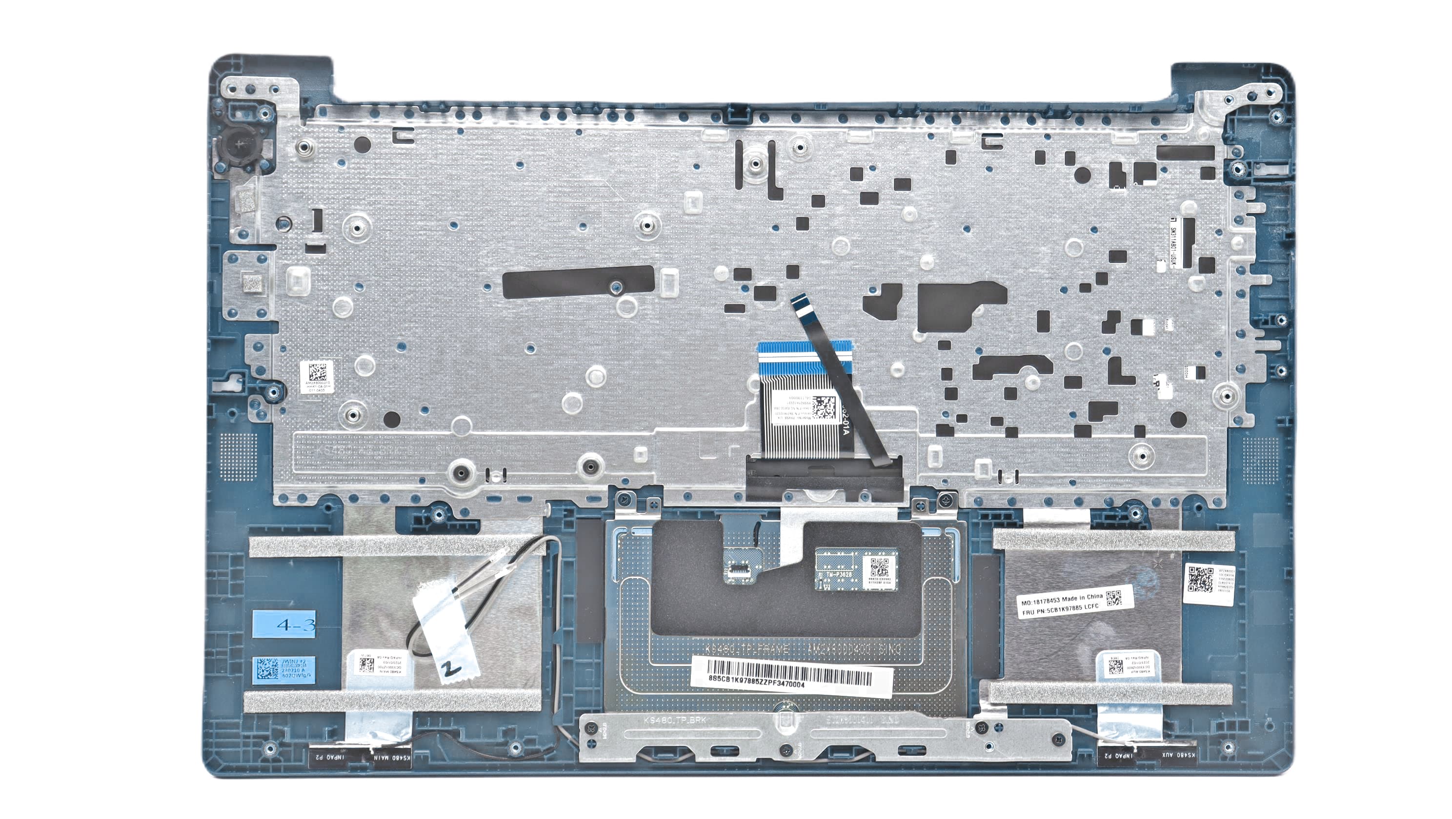Lenovo COVER Upper Case ASM_ENG L 83EQFP FB 5CB1M46240