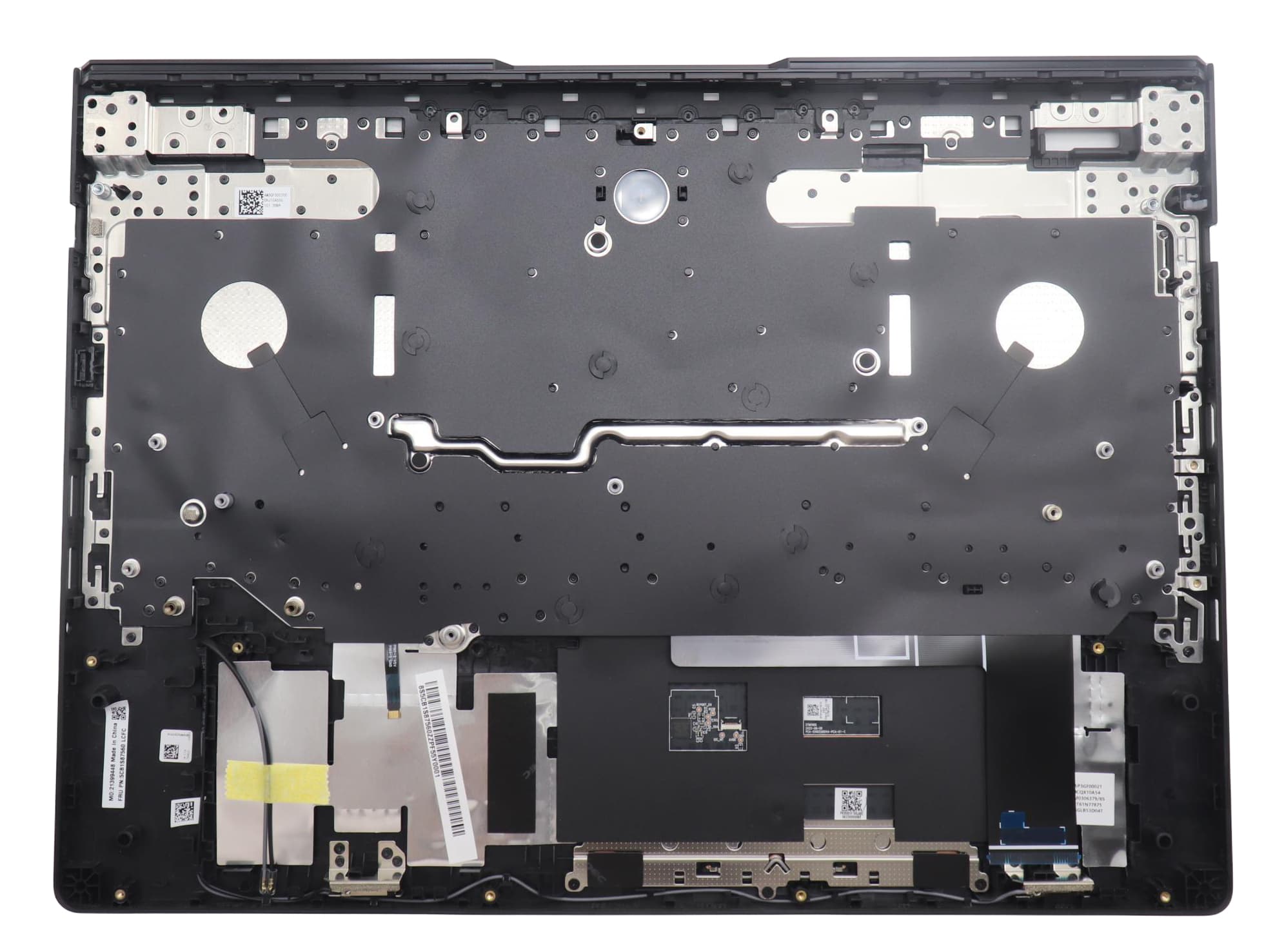 Lenovo Keyboard with Top Cover, English, Eclipse Black, White Backlight 5CB1S87237