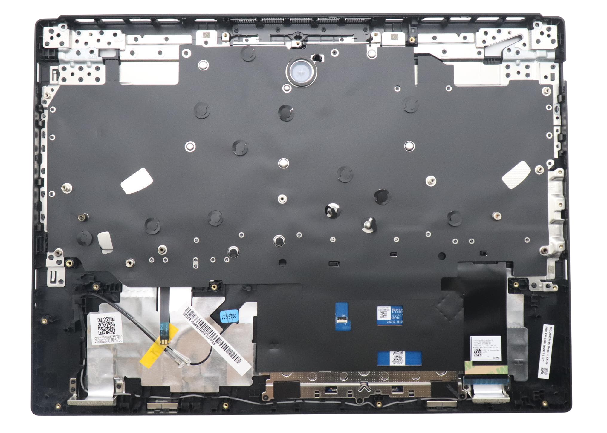Lenovo Keyboard with Top Cover, English, Eclipse Black, White Backlight, Painting 5CB1S90349