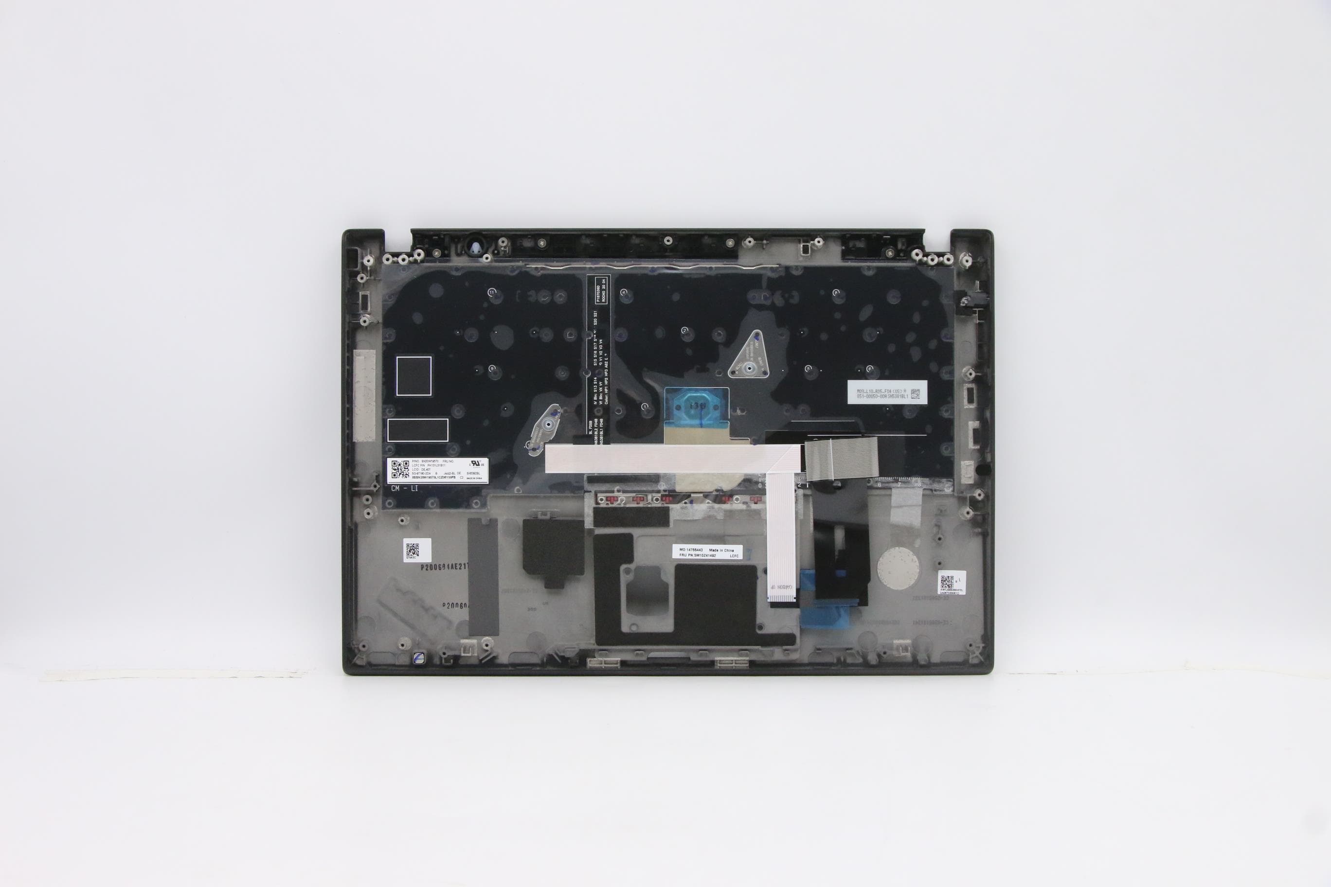 Lenovo Jazz 2.0 INTEL FRU MECH_ASM C-Cover ASM w/Backlit KBD ENG US (Liteon)Black and FPR 5M10Z41371