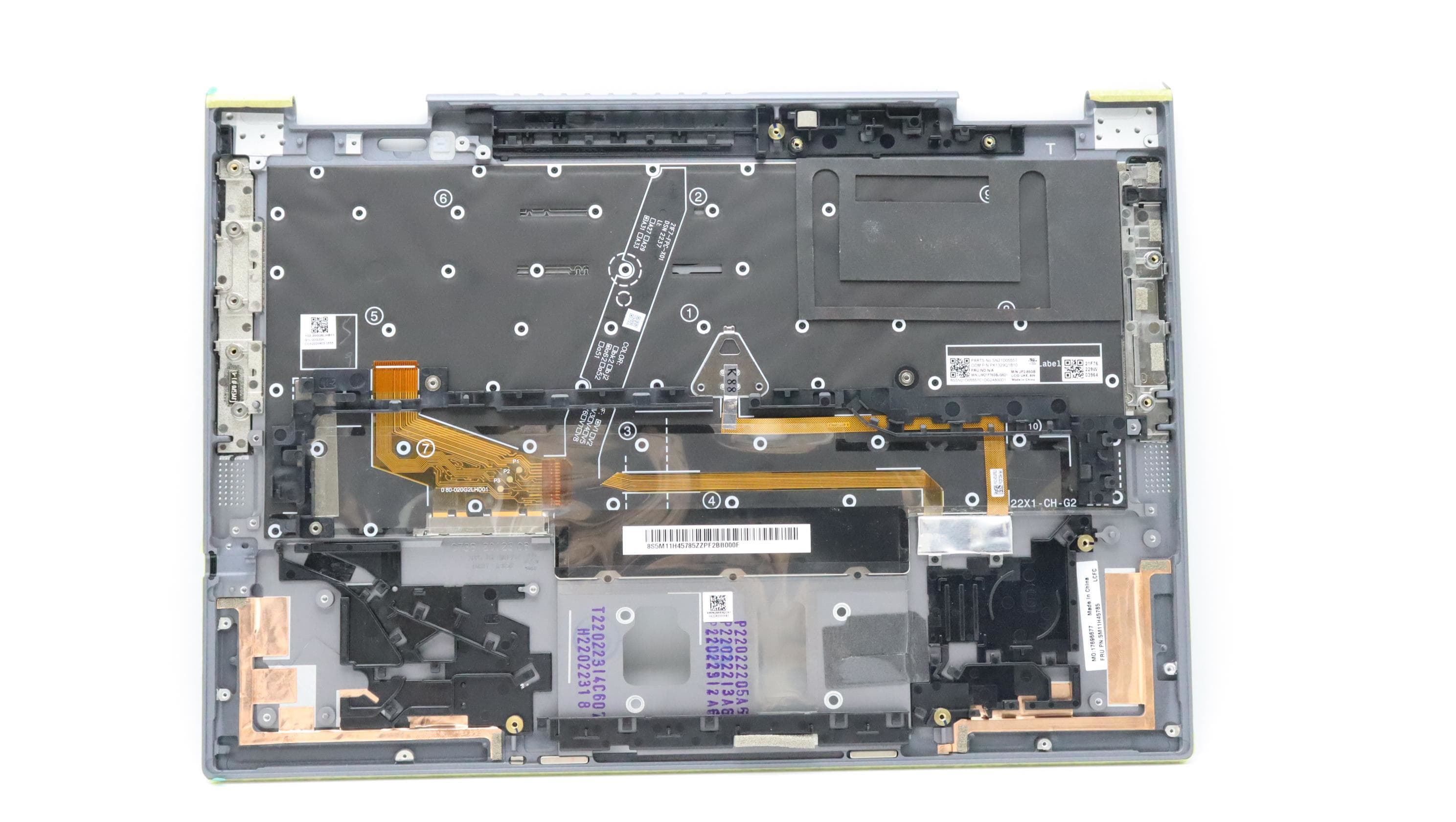 Lenovo MECH_ASM KBD BZL,WW,GY,CHY,ENG 5M11H45873