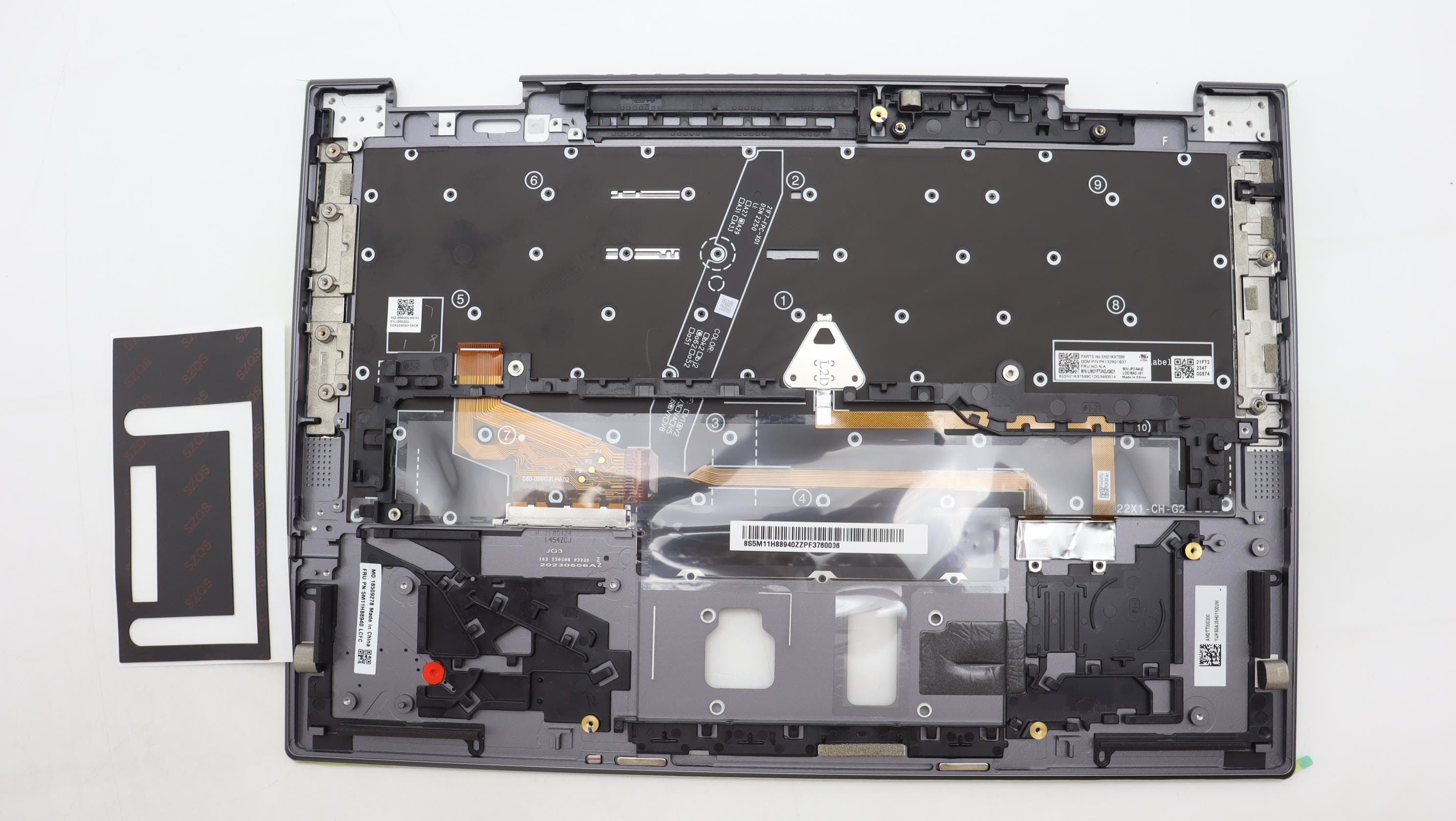 Lenovo MECH_ASM BL KB GY FPR ENG SRX 5M11H62243