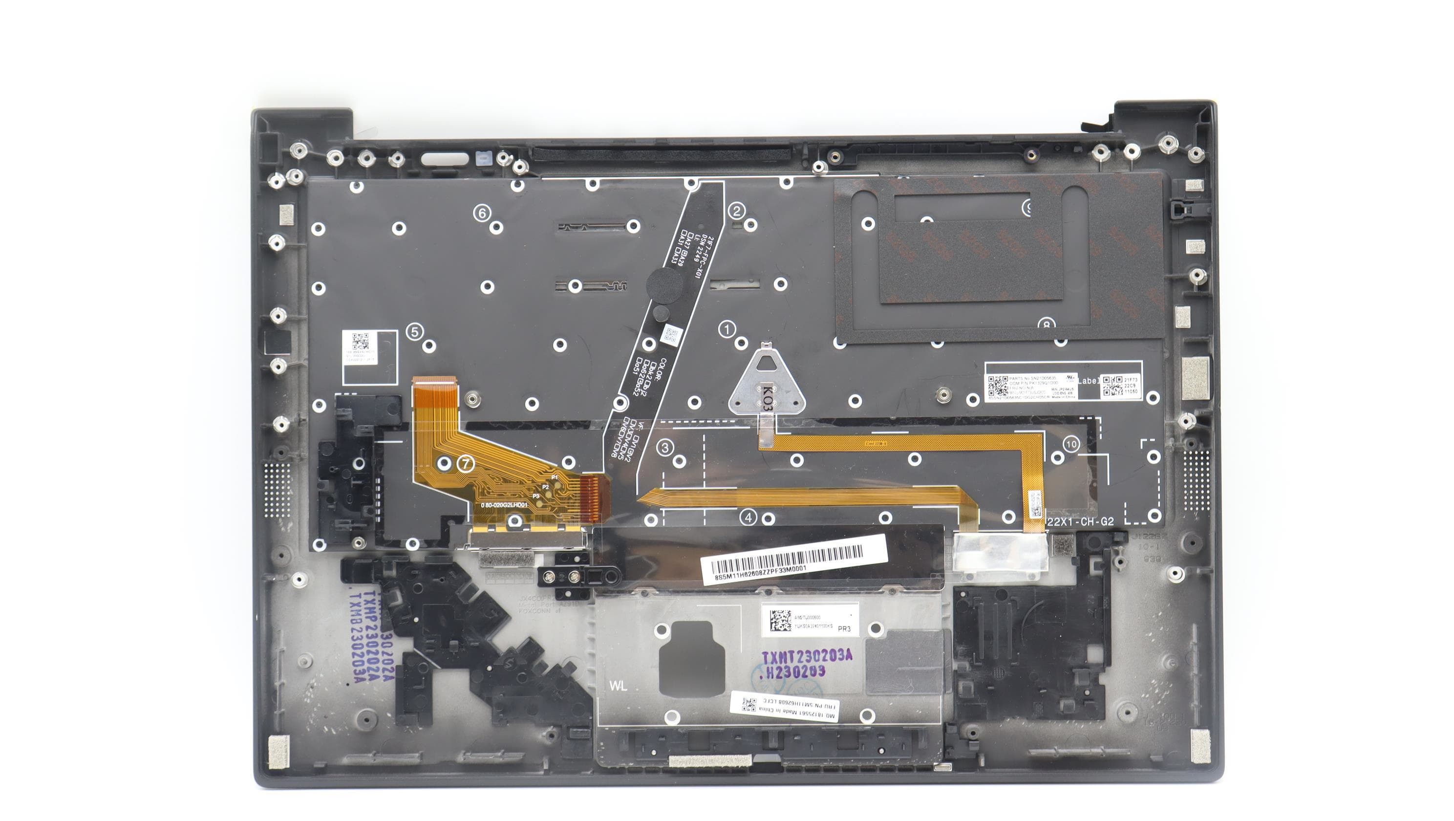 Lenovo MECH_ASM BL KB BK FPR WW ENG CHY 5M11H62765