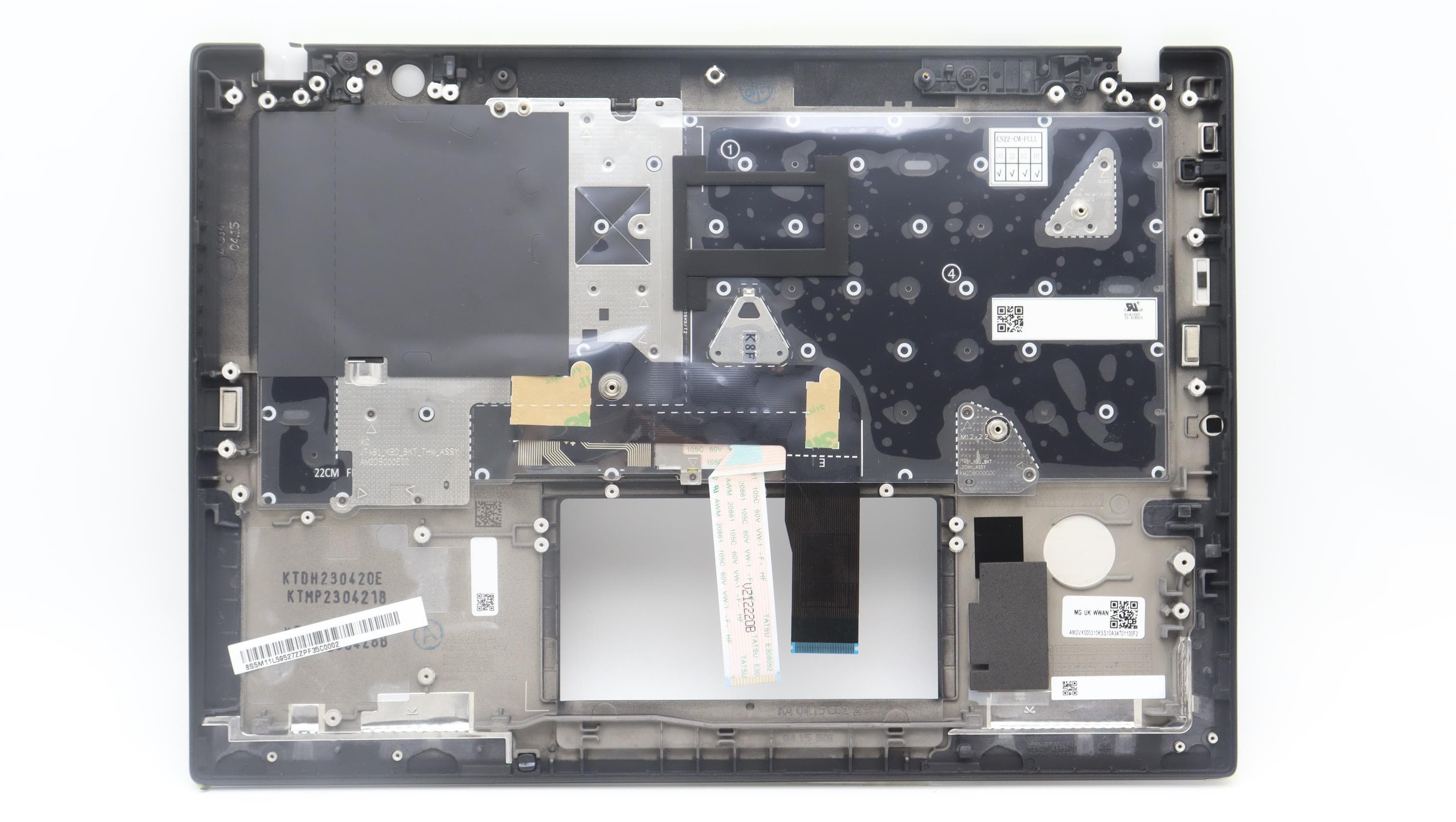 Lenovo MECH_ASM BL KB BK WW ENG TRI 5M11L59464