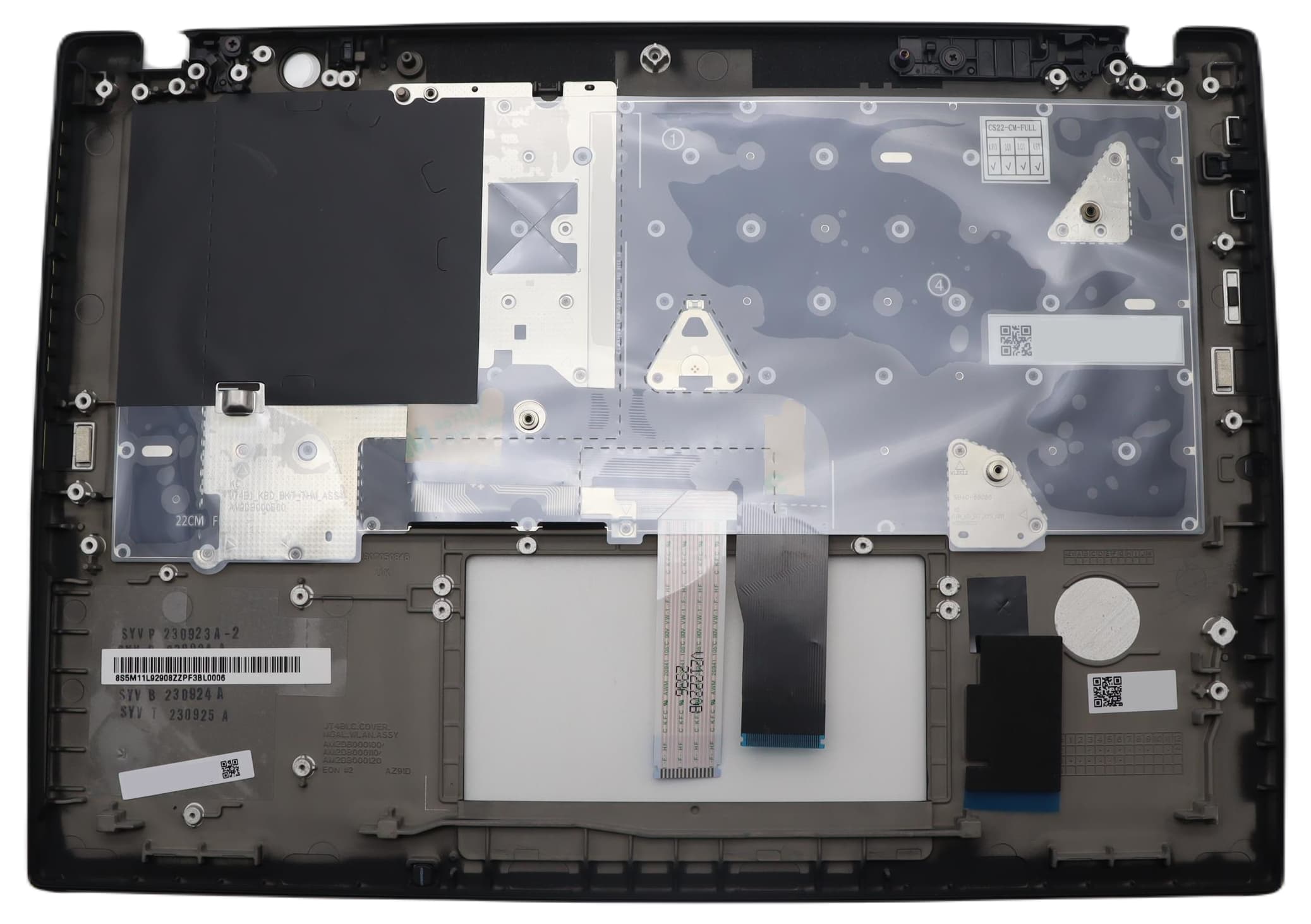 Lenovo MECH_ASM KBD Cc ENG BL (TRI) US WWAN BK 5M11L92985