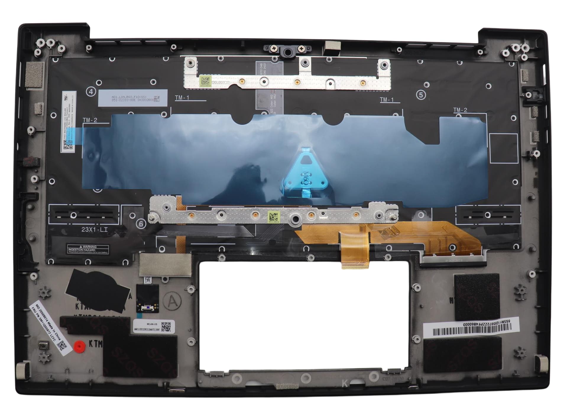 Lenovo MECH_ASM GRP_KBD_BZL_ENG_WL_DB_CHY 5M11Q55935