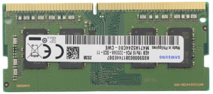 Lenovo SODIMM,4GB, DDR4, 3200 ,Samsung 5M30V06801