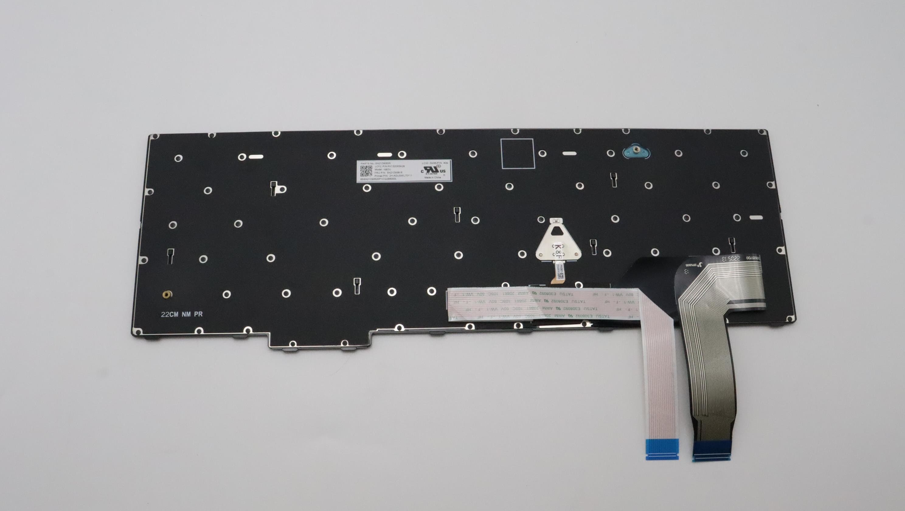 Lenovo NB_KYB CS22 NM TOP,BK-NBL,CHY,ENG 5N21D93649
