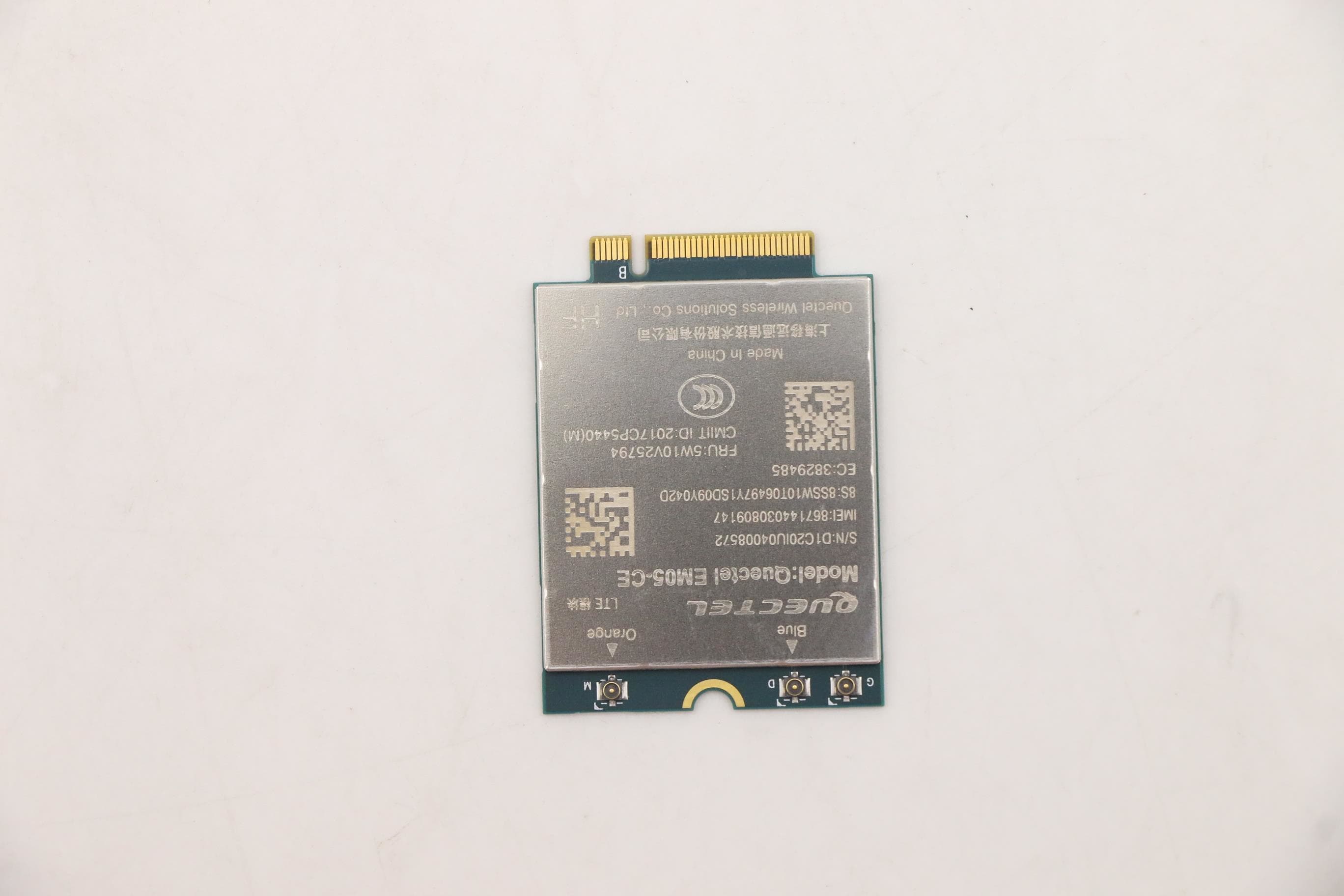 Lenovo Quectel MDM9607 EM05 4G LTE CAT4 USB WWAN module 5W10V25794