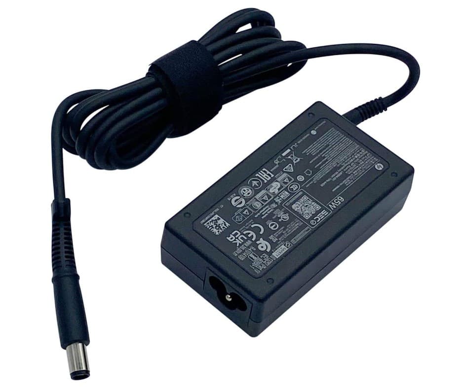 HP 65 Watt Smart AC Adapter, 7.4mm Connector