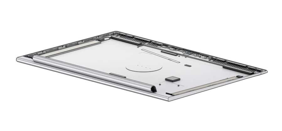 HP SPS-LCD BCK CVR HINGE WWAN 250N FHD TOP M08541-001