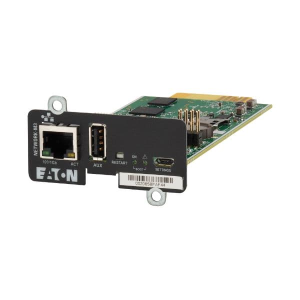 Eaton EATON Gigabit Network Card Provide Warnings of Pending NETWORK-M3