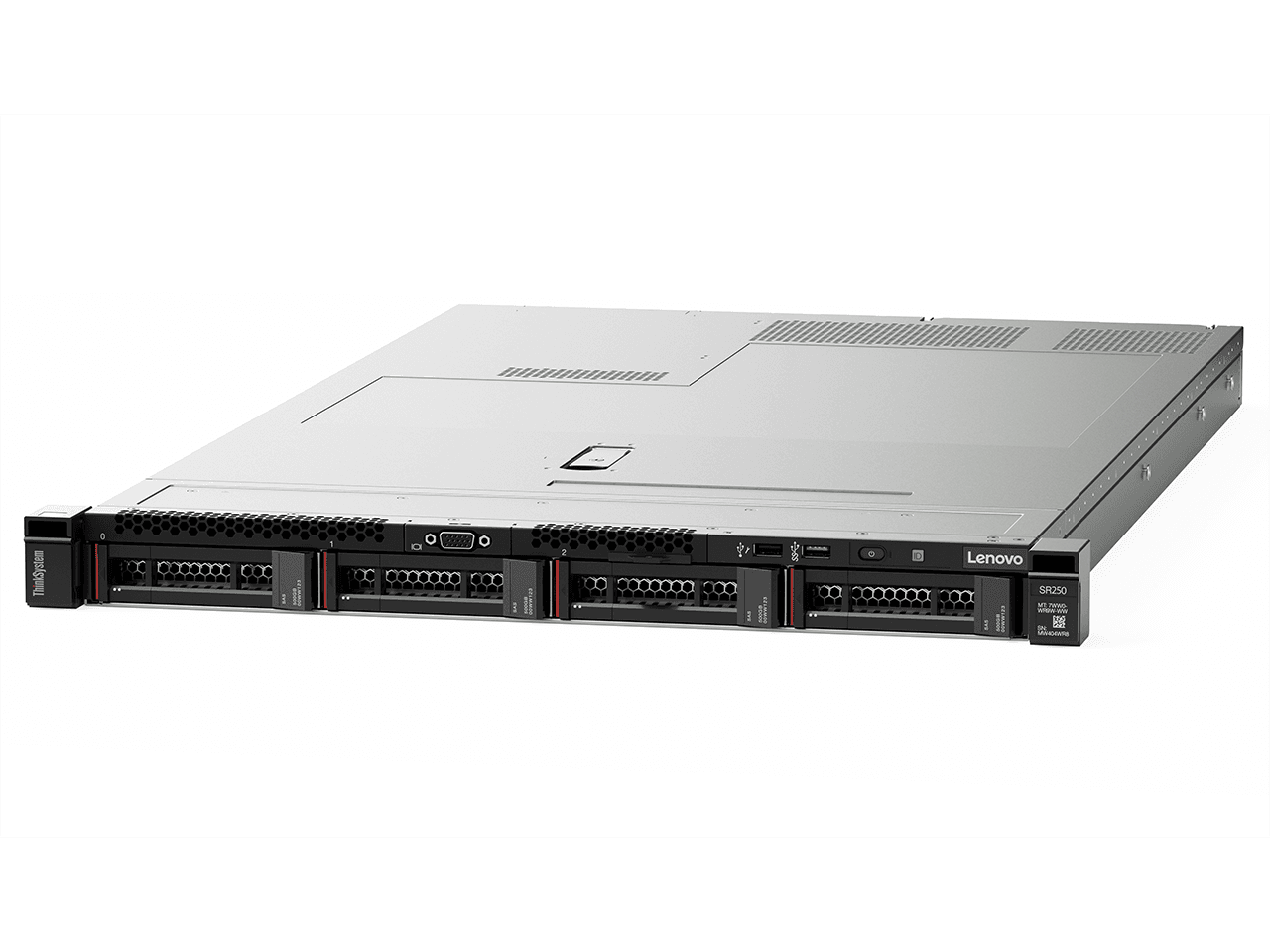 Nx Witness ThinkSystem SR250 V3 - 1U form factor (32GB) 1U SR250 32GB + NXWxStarterPack