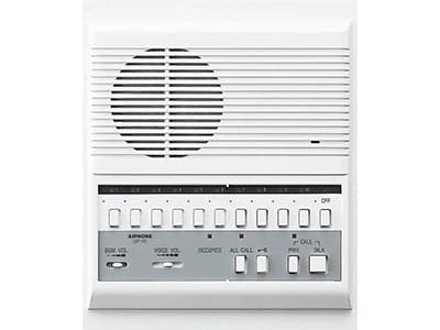 Aiphone 10Call Semiflush Mount Master W/Sel Door Release All Call Btn LEF-10C