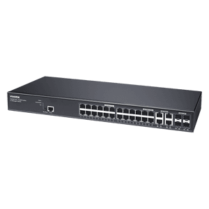 24xGbE PoE + 4xGbE Combo VIVOCAM L2 Managed PoE Switch AW-GEV-288A-370