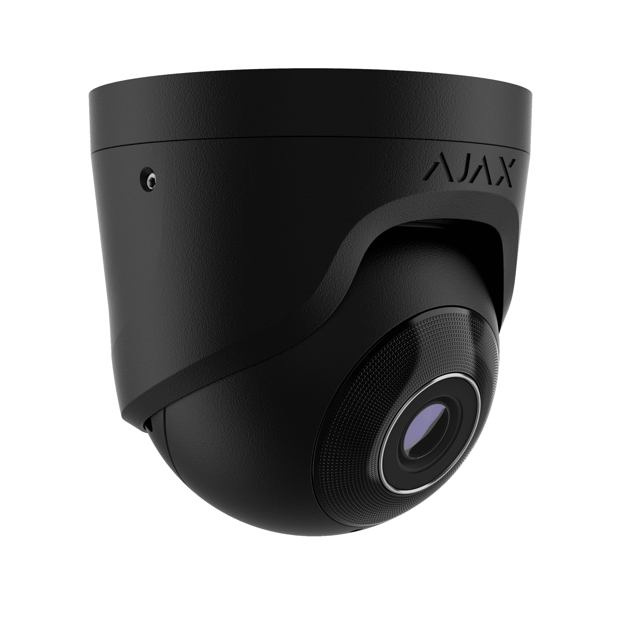 Ajax Wired security IP camera with up to 3840 × 2160 px resolution and 100°–110° viewing angle 64928 Ajax TurretCam (8 Mp/2.8 mm) BLACK