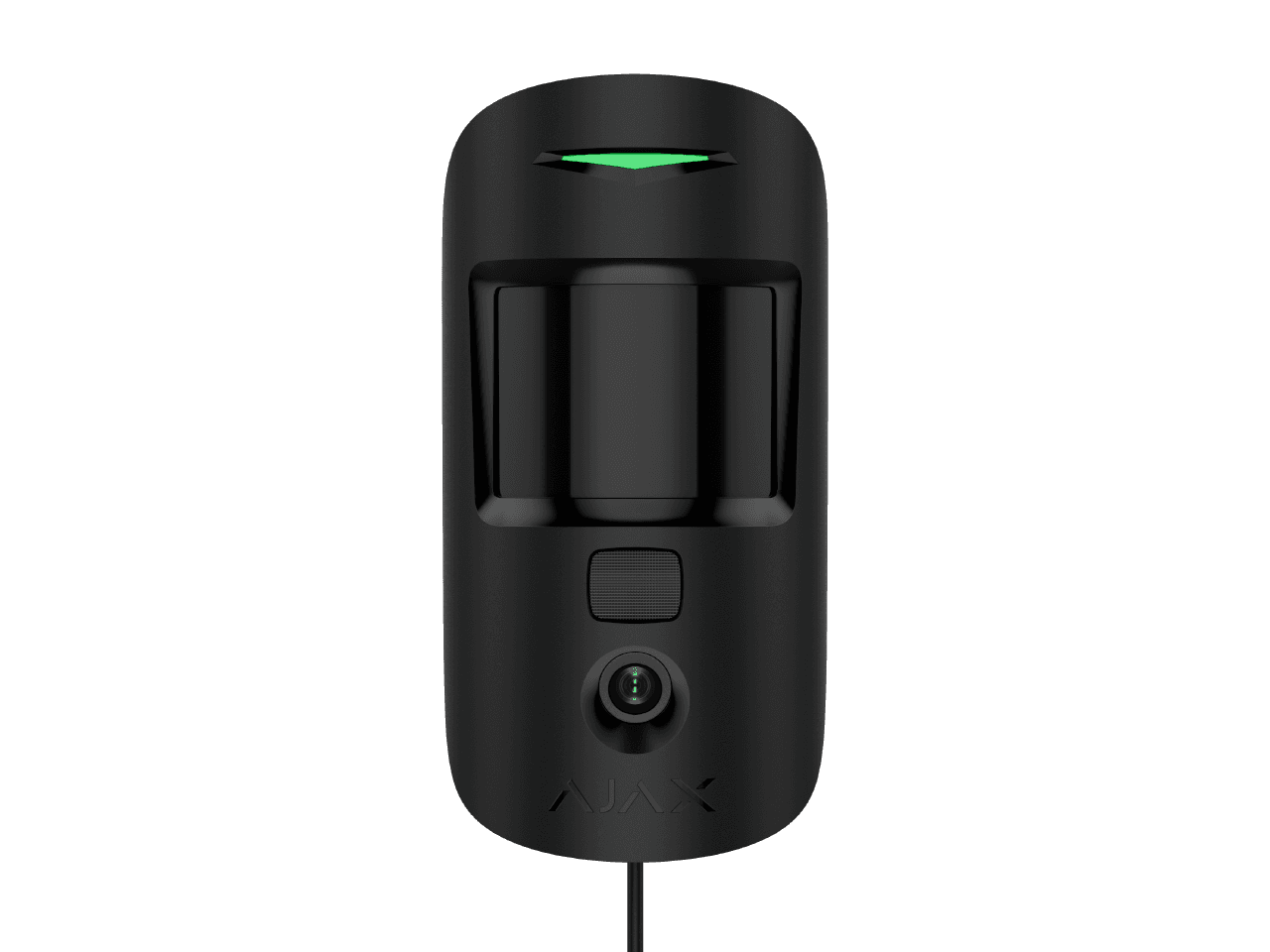 Ajax Wired IR Motion Detector with Photo on Demand (Black) 53770 MotionCam (PhOD) Fibra BLACK
