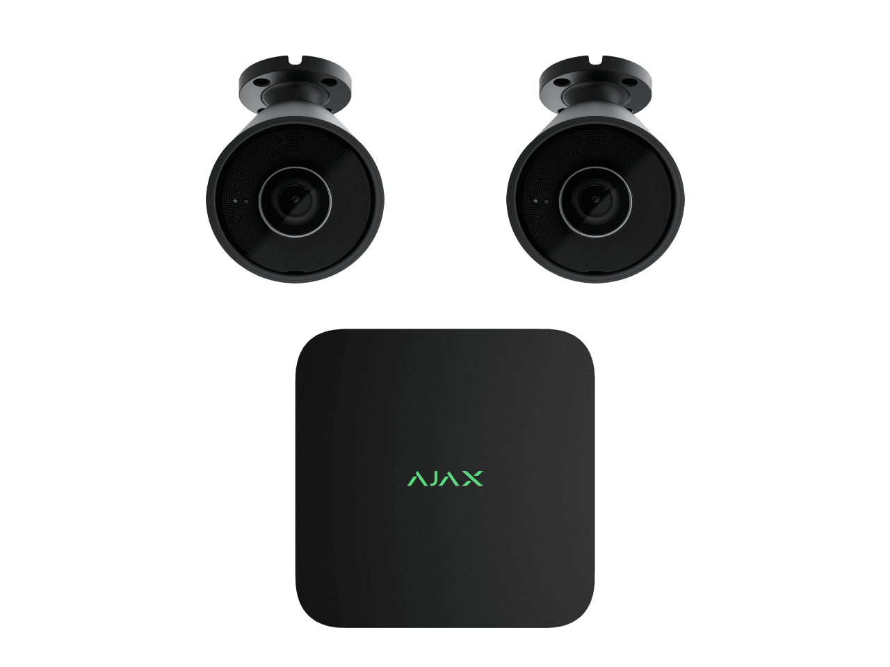 Ajax 2 x 8mp BulletCam - 8 Channel Ajax Kit (White 8TB) 2 x 8mp BulletCam - 8 Channel Ajax Kit-WHITE-8TB