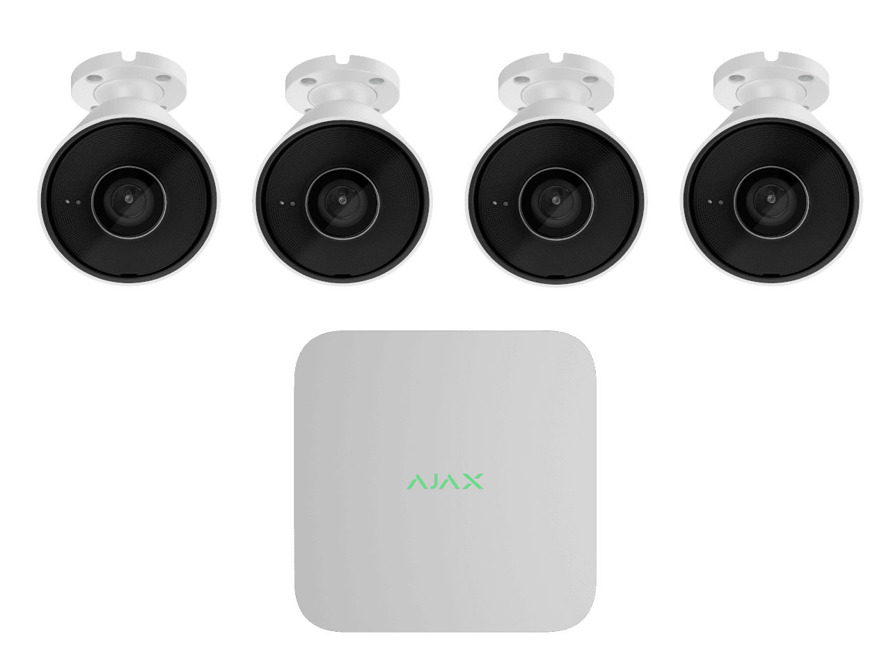 Ajax 4 x 5mp BulletCam – 16 Channel Ajax Kit (8TB 2.8mm) 4 x 5mp BulletCam – 16 Channel Ajax Kit-8TB-2.8MM