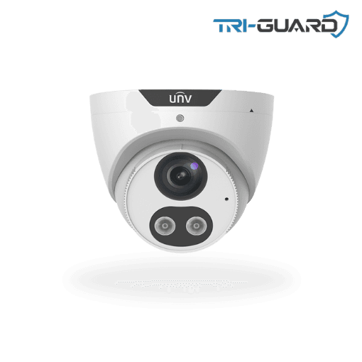 Uniview 8MP (2.8mm) HD Light and Audible Warning Fixed Eyeball Network Camera (Tri-Guard) IPC3618SB-ADF28KMC-I0