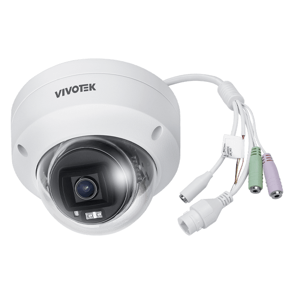 Vivotek 5MP Outdoor Dome AI Camera - Varifocal Lens FD9380-HTV-V2