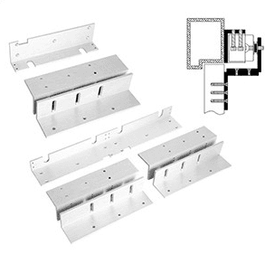 L-bracket and Z-bracket for Single FEM5700 non-monitored lock FSH FSHAMZB1-LP