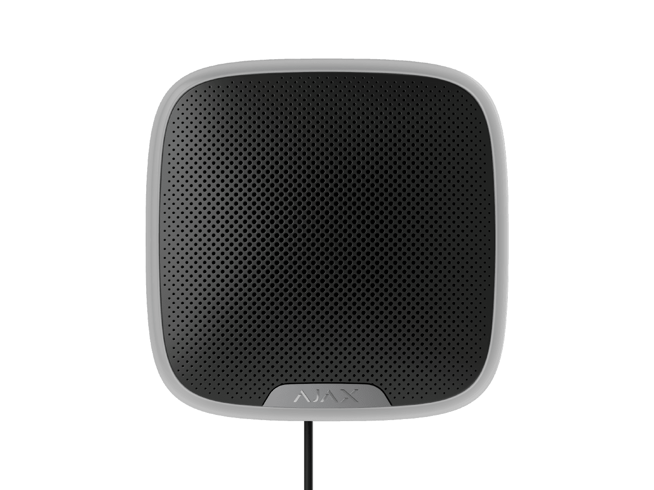 Ajax Wired Siren for Indoor and Outdoor Use (Black) 82398 StreetSiren Fibra BLACK