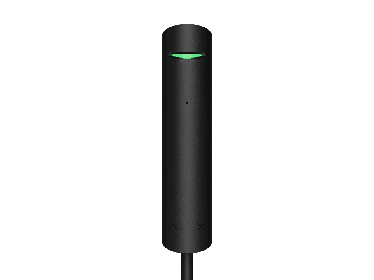 Ajax Wired Glass Break Detector with a Microphone (Black) 30857 GlassProtect Fibra BLACK