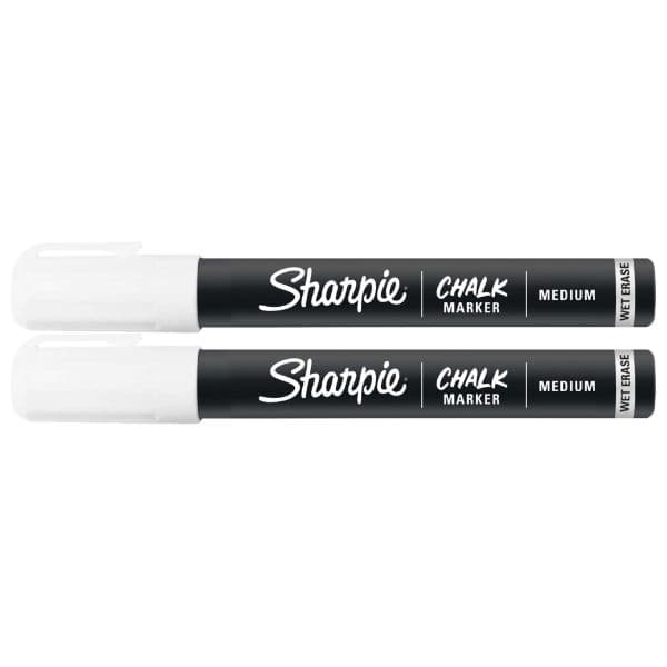 Sharpie Sharpie White Chalk Wet Erase Marker. Pack of 2 2103010