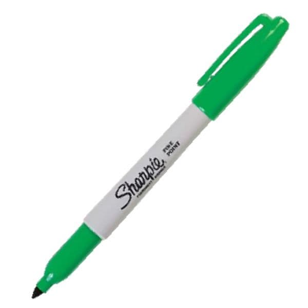 Sharpie Sharpie Fine Point Permanent Marker Green 30004 - (MOQ 12) 30004