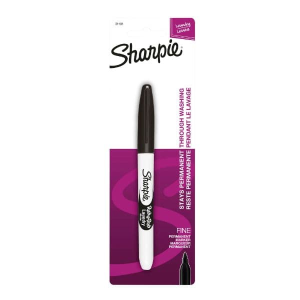 Sharpie Sharpie Black Rub-A-Dub Laundry Marker for Fabrics and Synthetics. 31101PP