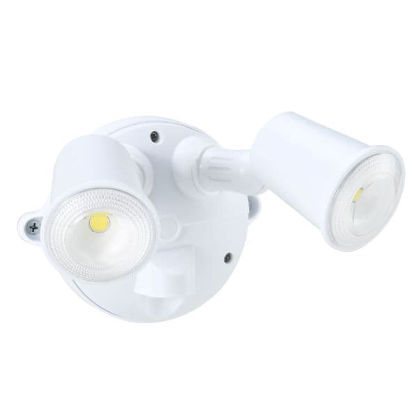 Housewatch HOUSEWATCH 10W Twin LED Spotlight IP54, 2000 Lumens,Stainless Steel 55-157