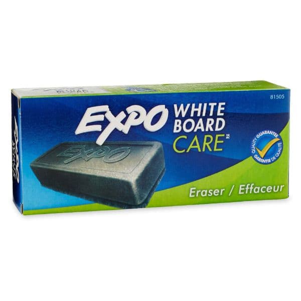 Expo EXPO Block Whiteboard Eraser. Removes Markings Quickly & Easily. 81505