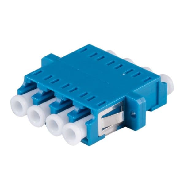 Dynamix DYNAMIX Fibre LC/LC Quad Single- mode Joiner, Zirconia Ceramic A-FIBLCLC-QSM